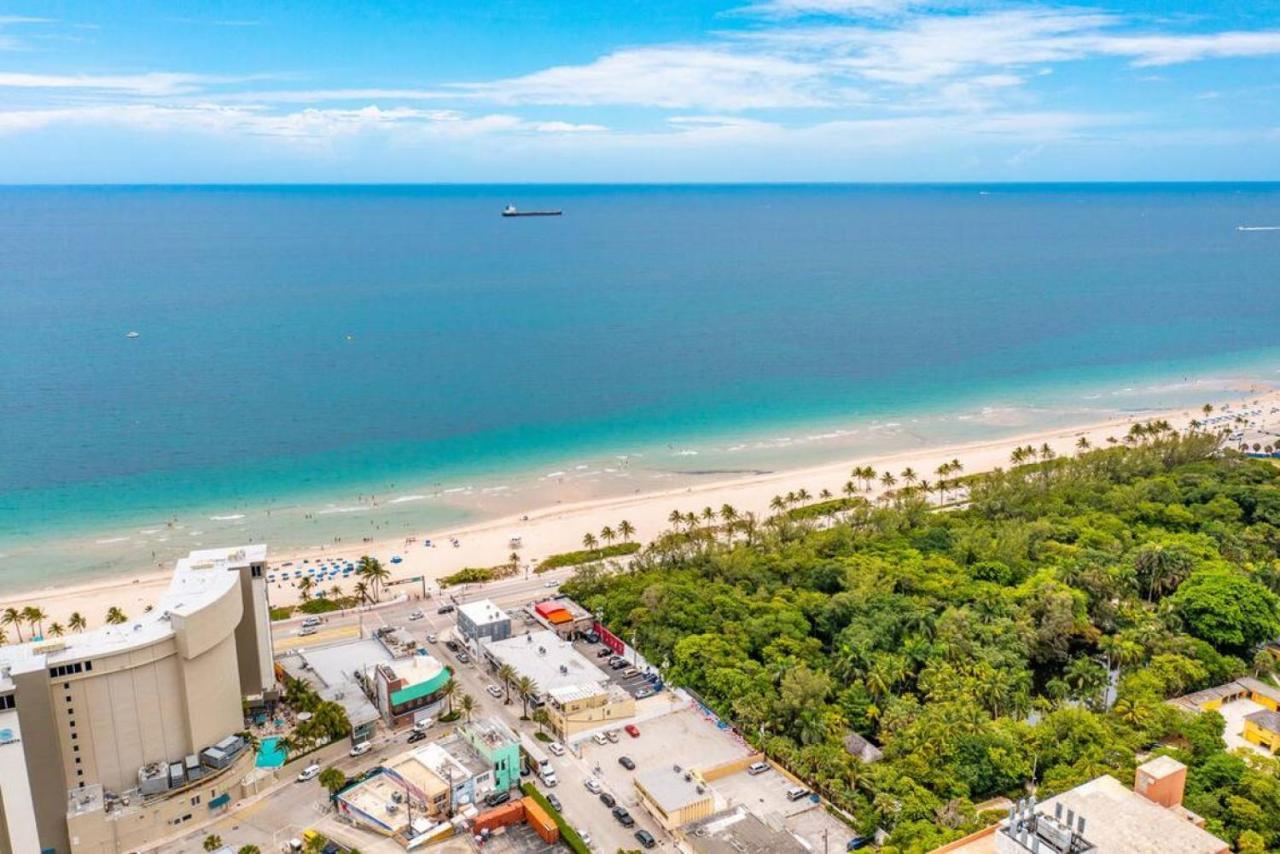 The Purple Pelican Beachfront With Ocean Balcony Unit 1 Fort Lauderdale Exterior foto