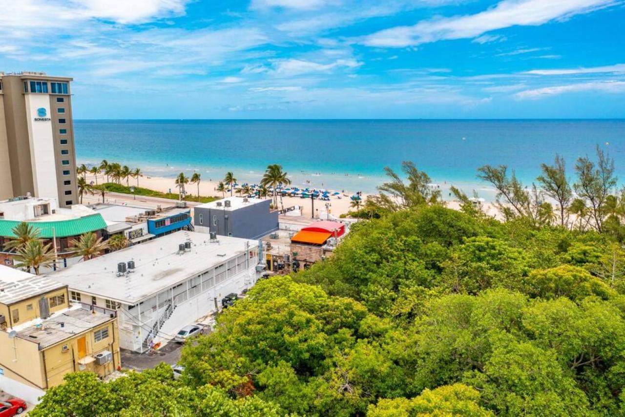 The Purple Pelican Beachfront With Ocean Balcony Unit 1 Fort Lauderdale Exterior foto