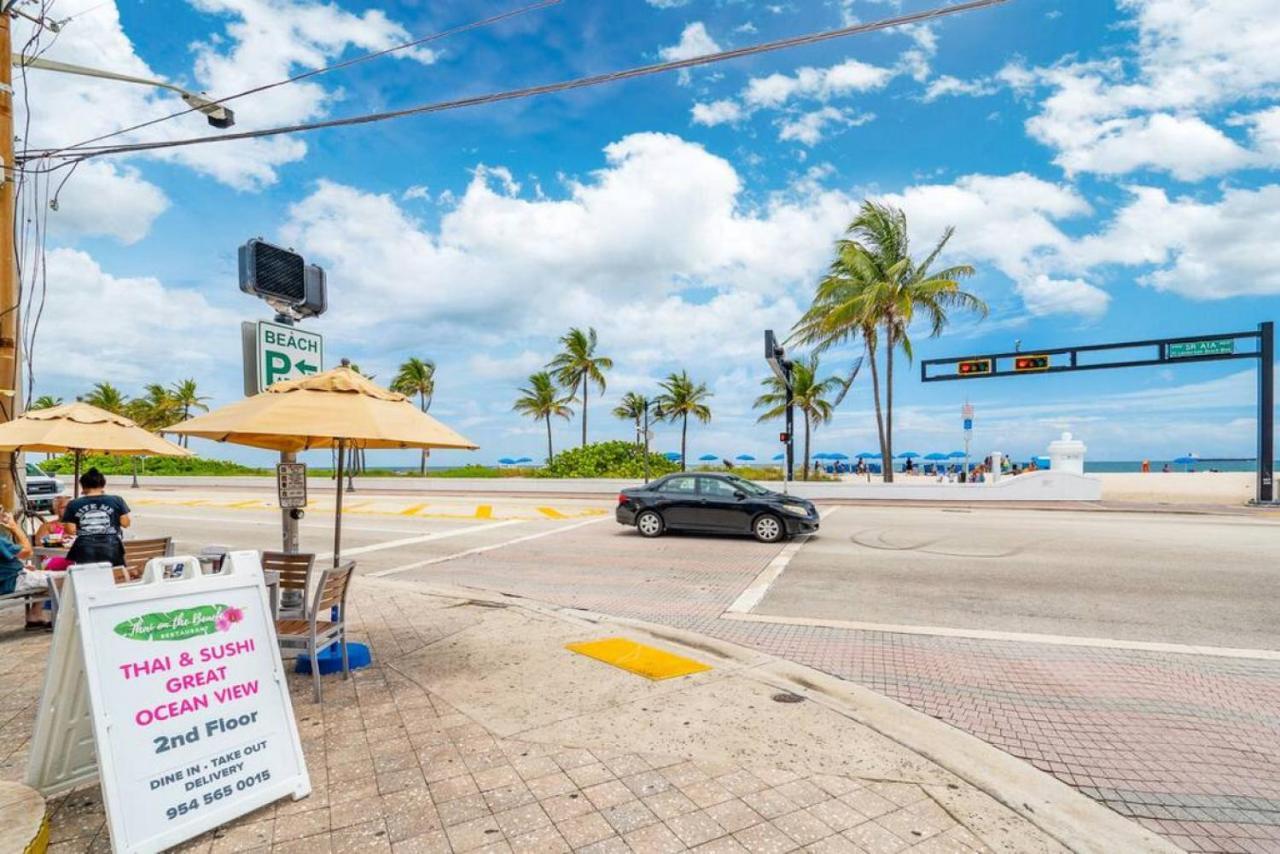 The Purple Pelican Beachfront With Ocean Balcony Unit 1 Fort Lauderdale Exterior foto