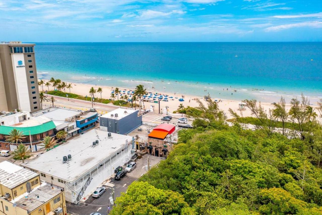 The Purple Pelican Beachfront With Ocean Balcony Unit 1 Fort Lauderdale Exterior foto